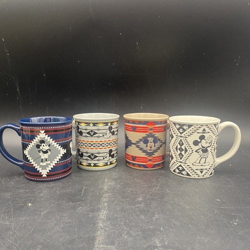 Pendleton Disney Mickey Mouse Collectible Mug Limited Edition Set of 4 - Picture 14 of 15