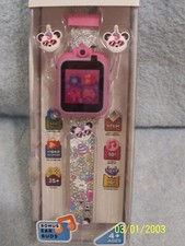 Playzoom Kids Smartwatch With Bonus Earbuds For Built In MP3 New