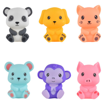 2.5'' Inch Vinyl Rubber Duck Animals: KITTEN-PUPPY-PANDA-MOUSE-MONKEY and PIG!!!