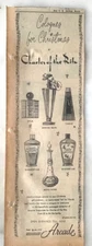 1948 newspaper ad for Charles of the Ritz perfumes for Christmas gift-giving