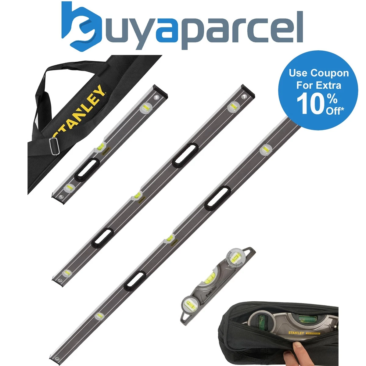 Stanley fatmax box beam level set deals
