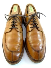Allen Edmonds "DENALI" Men's Leather Split-Toe Derby 7.5 D Cognac USA (339N)