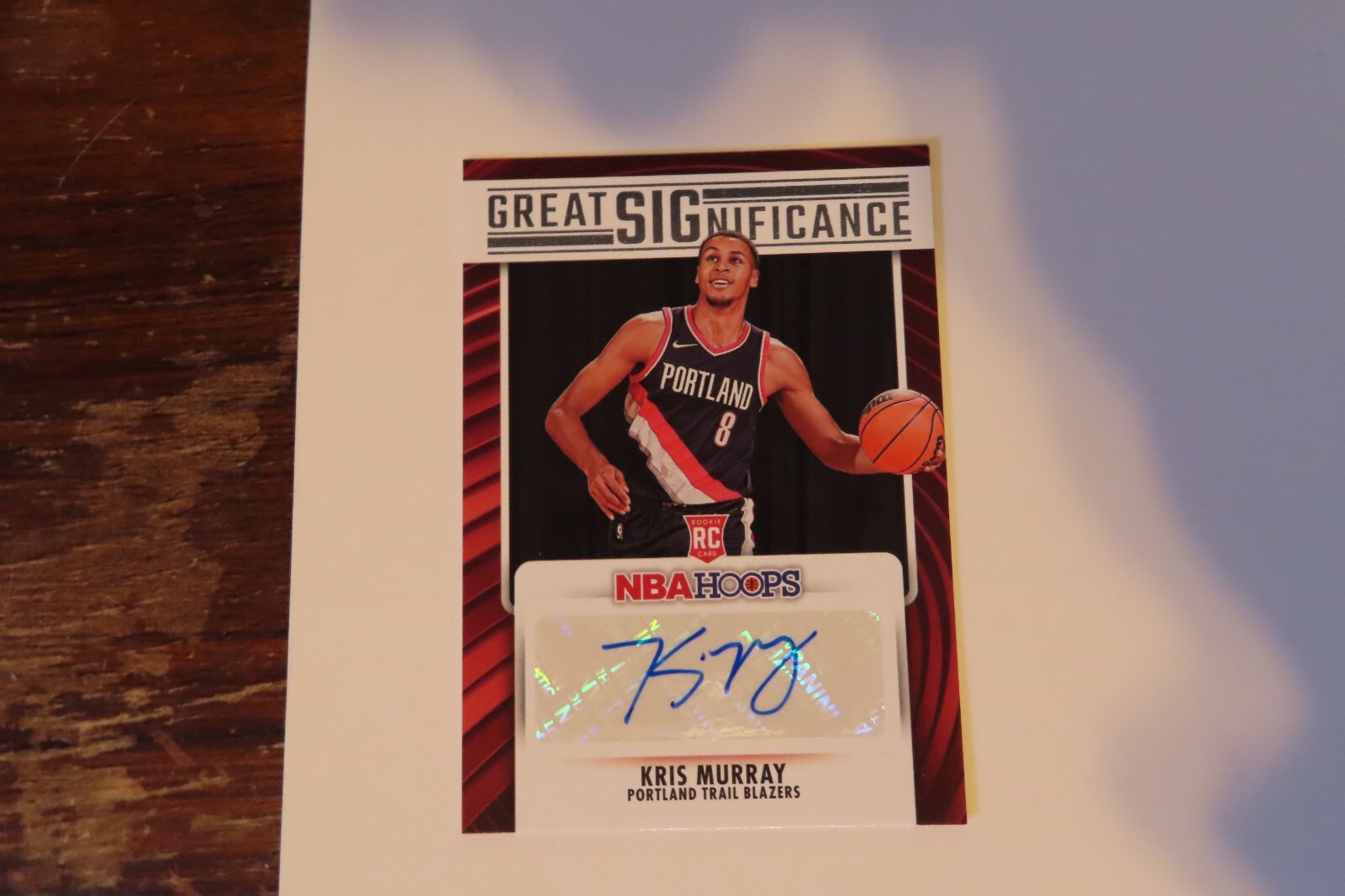 2023-24 Panini NBA Hoops Great Significance Kris Murray RC Trail Blazers #GS-MUR