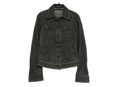 Bottega Veneta Jacket Size 38 Black Denim _5725 | eBay