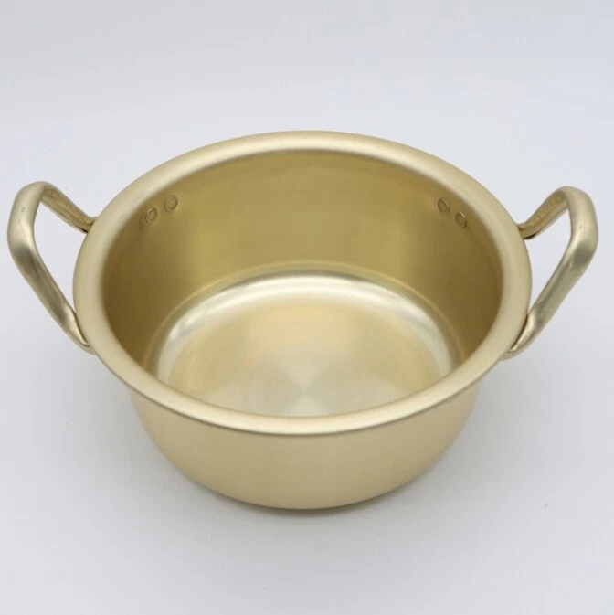 nickel-silver pot-double handle pot, without lid / Express / Genuine