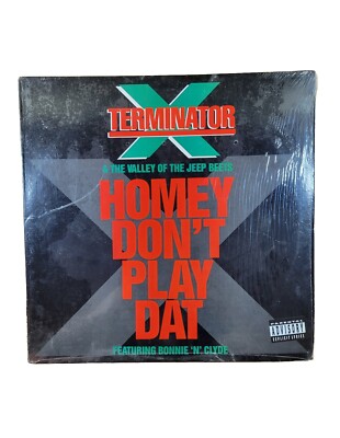 TERMINATOR X & The Valley Of The Jeep Beets ''Homey Don't Play Dat'' Single Vinyl