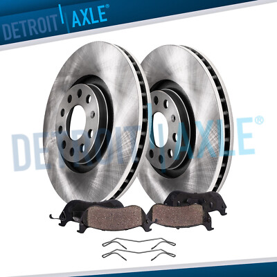 11.34'' Front Brake Rotors Ceramic Pads Kit for VW Jetta Golf Eos Audi A3 Quattro