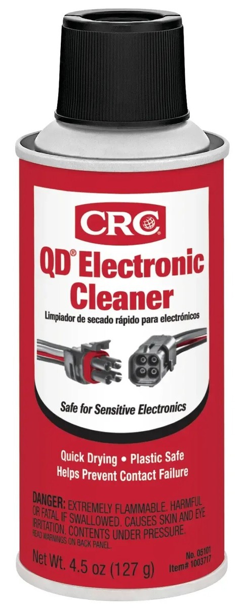 CRC 05101 QD Electronic Cleaner 4.5 oz, Quick Drying - Plastic