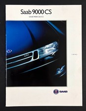 1993 Saab 9000 Cs Cse Sedan Model Vintage Dealer Sales Car Promo Catalog Booklet