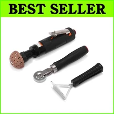 High Torque Pneumatic Tire Buffer Kit: Efficient Patch Roller & Scraper Included