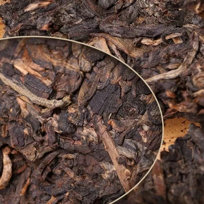 Té crudo Yunnan Qizi Puerh 2000 7542 envejecido crudo Pu-erh pastel de té antiguo té Pu'er Foto 4 de 4