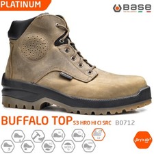BASE PLATINUM SCARPE LAVORO ANTINFORTUNISTICA BUFFALO TOP S3 HRO HI CI SRC+B0712