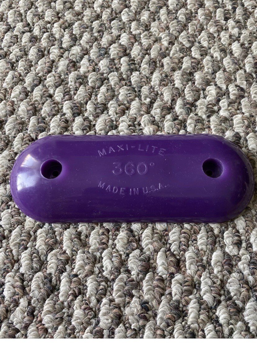 Nose Bone & Tail Bone Vintage Skateboard Parts 6&rdquo; Purple By Madrid Skateboards