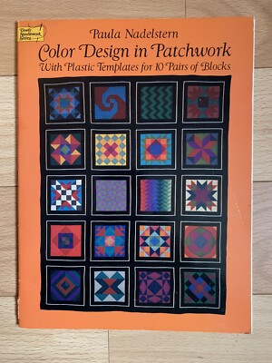 Farbdesign im Patchwork Buch Paula Nadelstern Dover Nadelarbeitsserie selten
