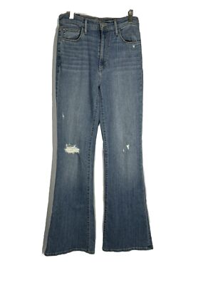 Joe s Jeans Women s  High Rise Flare Size 27  Color Neha (Mid Blue) Denim