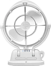 Sirocco II™ Fan from by Caframo. 12V/24V Auto-Sensing DC, Omnidirectional Low-Po