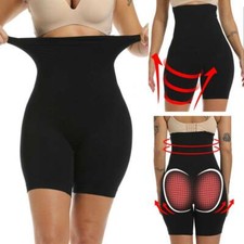 Women Compression High Waist Shorts Tummy Control Body Shaper Girdle Slim Pants