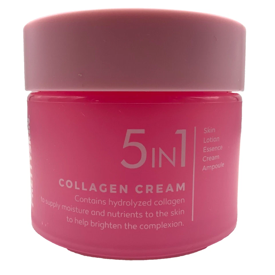 Crema hidratante de colágeno Korean PrettySkin 5 en 1 * tónico, esencia, suero K belleza Foto 2 de 4