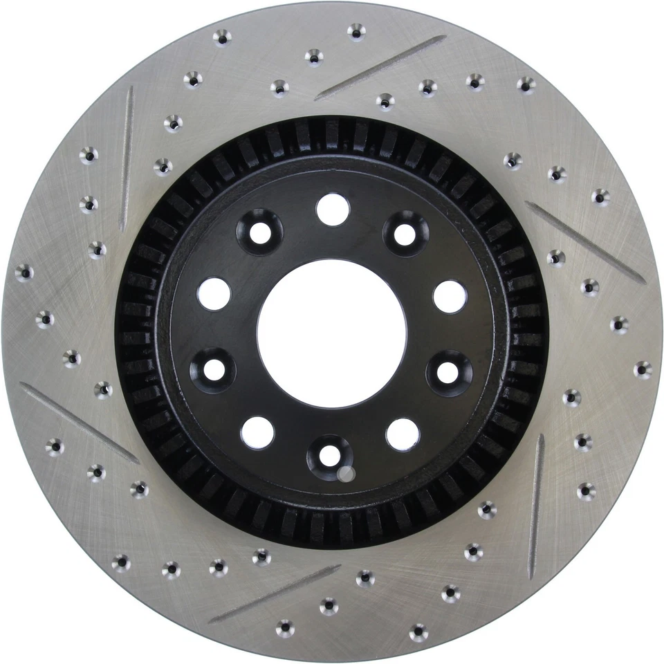Front PAIR Stoptech Disc Brake Rotor for 2008-2009 Ford Taurus (44114) - Image 2 of 4