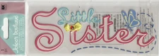 Vintage Jolee's LITTLE SISTER Baby theme 3-D stickers 73307 Fast FREE ship!