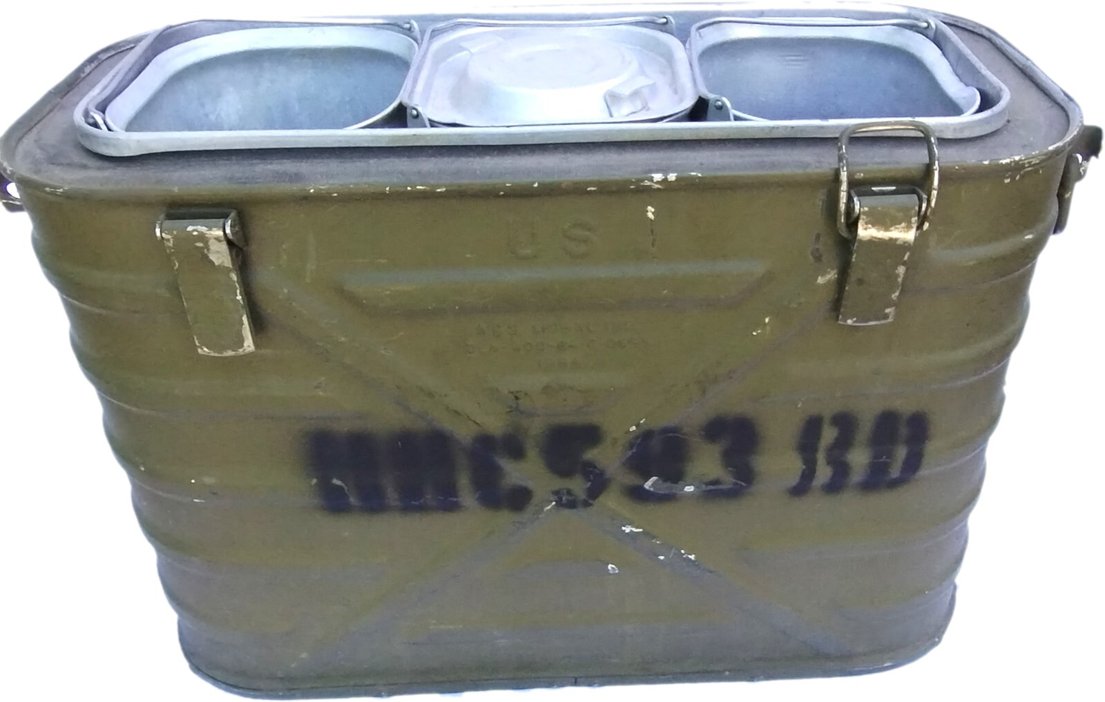 Vintage US Army Mermite Insulated Food Container eBay
