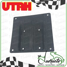 PORTA TARGA NERO PLASTICA CORNICE VINTAGE PER VESPA 125 PRIMAVERA ET3 50 90 SS