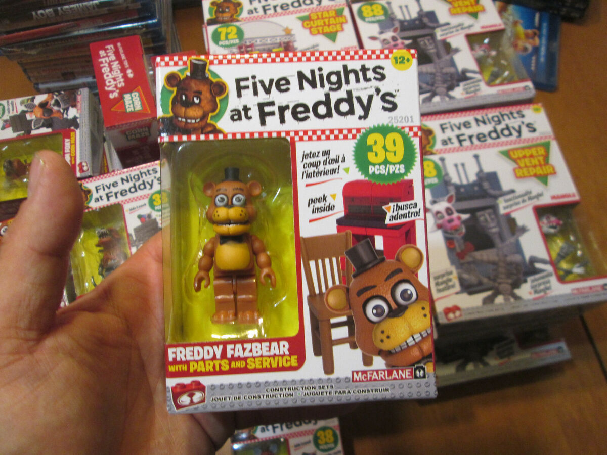 FNAF McFarlane” Freddy Fazbear Parts & Service Mini Construction