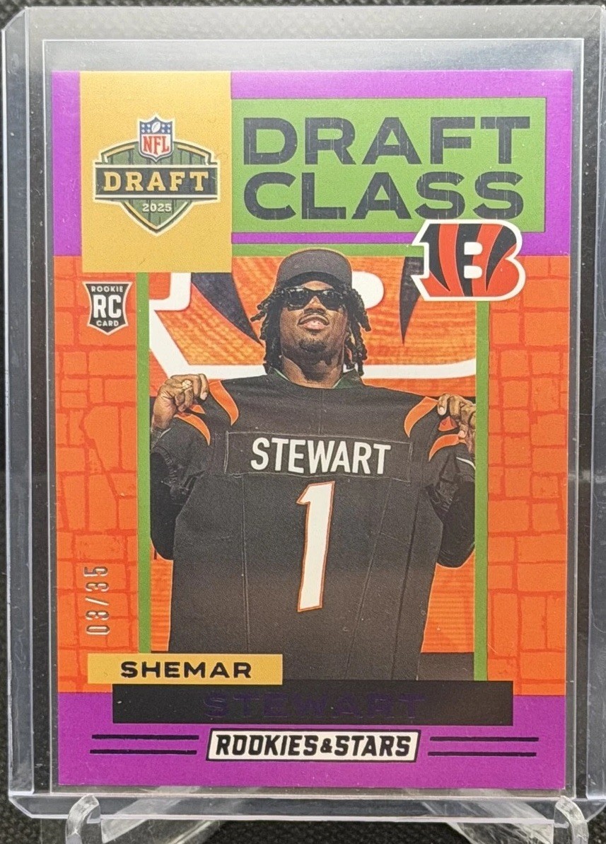 2025 Panini Rookies & Stars - Draft Class Shemar Stewart #14 Purple /35 (RC)