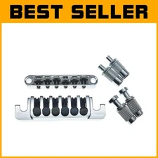 Precision Roller Saddle Bridge with Vintage TP-6 Stopbar for Epiphone Guitars