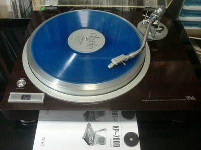 TRIO KP-700D Quartz Direct Drive Turntable Audio-Technica Cartridge Exc Japan