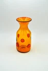 Vintage Blenko Glass "Blob" Vase - Design #595 - Tangerine?