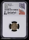 2021 $5 1/10 oz American Gold Eagle NGC MS 70| Don Everhart Signed Type 1
