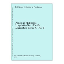 Papers in Philippine Linguistics No. 1 Pacific Linguistics. Series A - No. 8 She