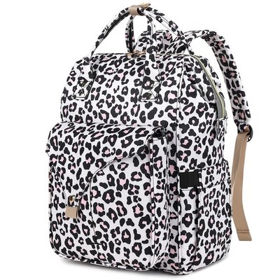 Leopard Laptop Backpack Travel Casual Daypack Fits 15.6 Inch Notebook Mac