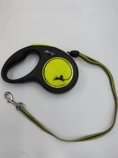 flexi Leine New Neon Gelb 5 M Gurt Hundeleine Rolleine Automatikleine hund %SALE