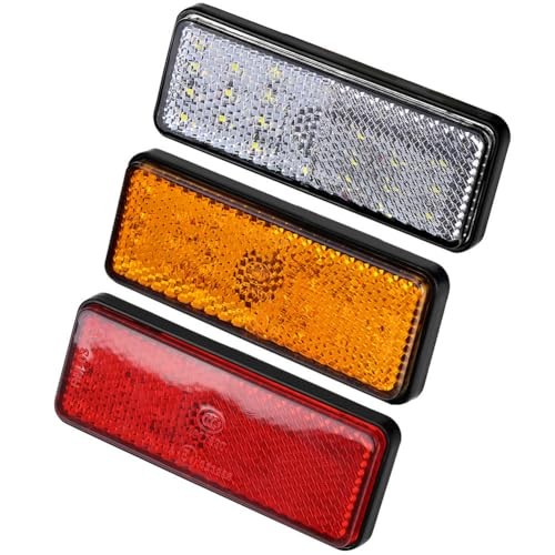 12V Rectangle LED Tail Brake Light Stop Lamp for Motorcycles | eBay