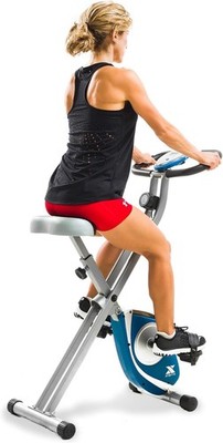 Folding Exercise Stationary Bike 225 Lb Capacity