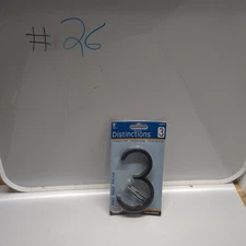 Hillman Group 844713 5in. #3 Distinctions Floating Mount House Number, Black