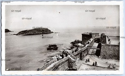 Saint Malo um 1930 - Les remparts et le grand bey - France - Foto 11x6cm