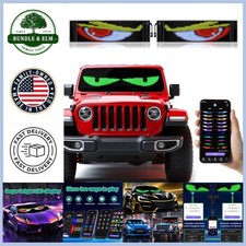 Programmable Devil Eyes LED Lights for Cars - Bluetooth Control, Waterproof