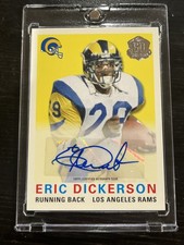 2015 Topps - 60th Anniversary Eric Dickerson #T60A-ED Auto /25 Rams