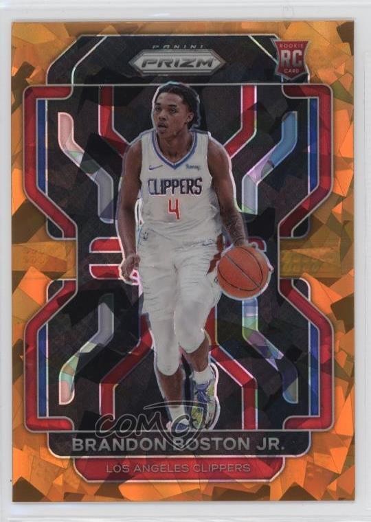 2021-22 Panini Prizm Orange Ice Prizm Brandon Boston Jr #330 0r23