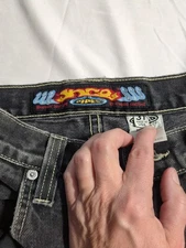 Vintage JNCO Burnin Hot Pipes From The 90's. Original 31x 30 Fit.