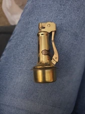 VINTAGE **BRASS TABLE LIGHTER** {MADE IN JAPAN}! RARE!