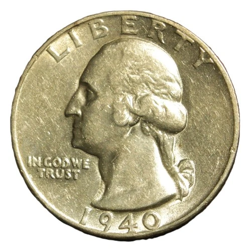 1940 S Washington Quarter- Choice AU - SMH 1784