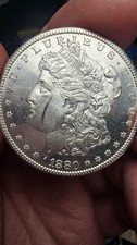 1880 S Morgan Silver Dollar $1 Brilliant Uncirculated
