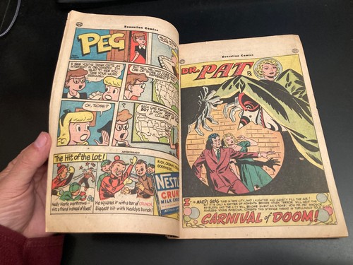 SENSATION #103 (1951) *Golden Age Wonder Woman!* Robot Cover! Bright & Colorful! - Picture 20 of 20