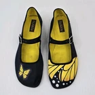 Hot Chocolate Design Sz 40 Chocolaticas Monarch Butterfly Mary Jane Flats Shoe