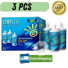 3 X Complete MULTI-PURPOSE SOLUTION Easy Rub Formula 12 fl oz 360m - Fast Ship