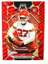 2023 Panini Mosaic Chamarri Conner RED Wave Prizm RC SSP #5/9 Chiefs Rookie!